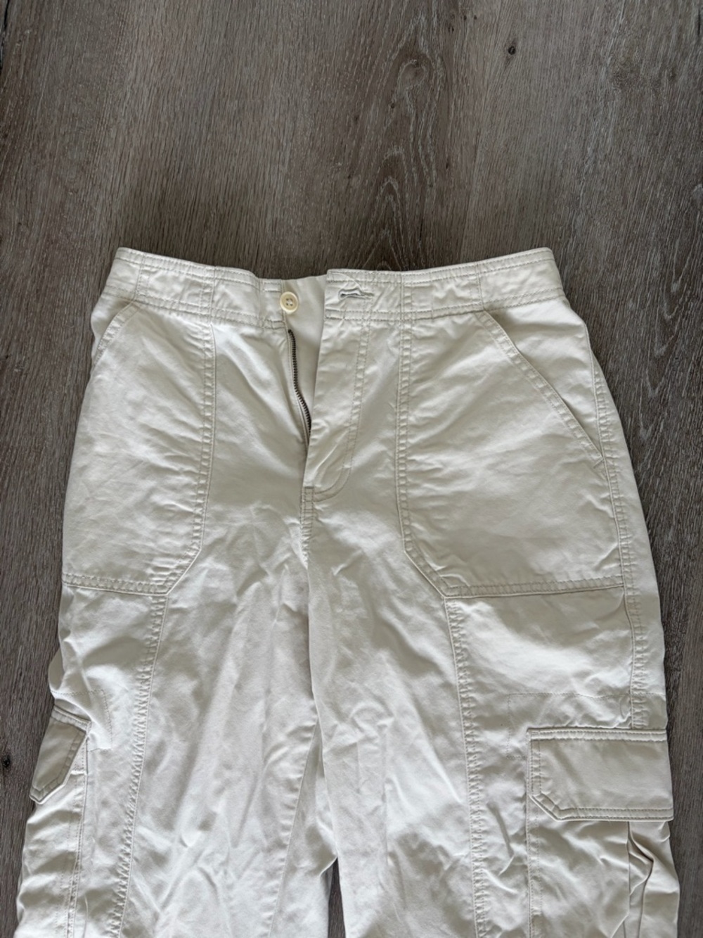 Curve love Cargo Pants in Off-White - Picture 4 of 4